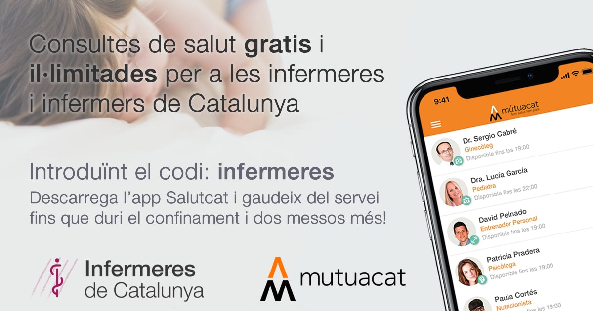 App de consultes de salut gratis per les infermeres i infermers de Catalunya
