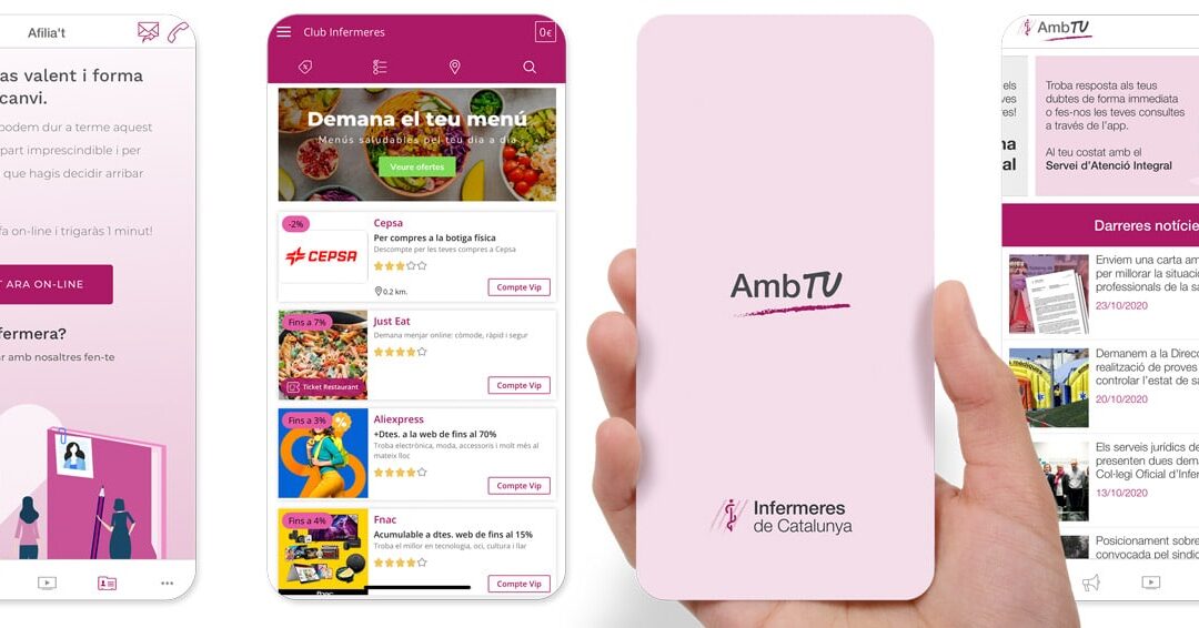 Publiquem l’app «AmbTU» per acostar el sindicat a totes les professionals, siguin o no afiliades.