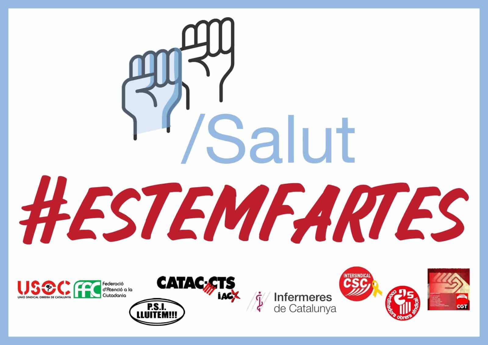 Comença la campanya #estemfartes per dir alt i clar que els professionals ja no podem mes!