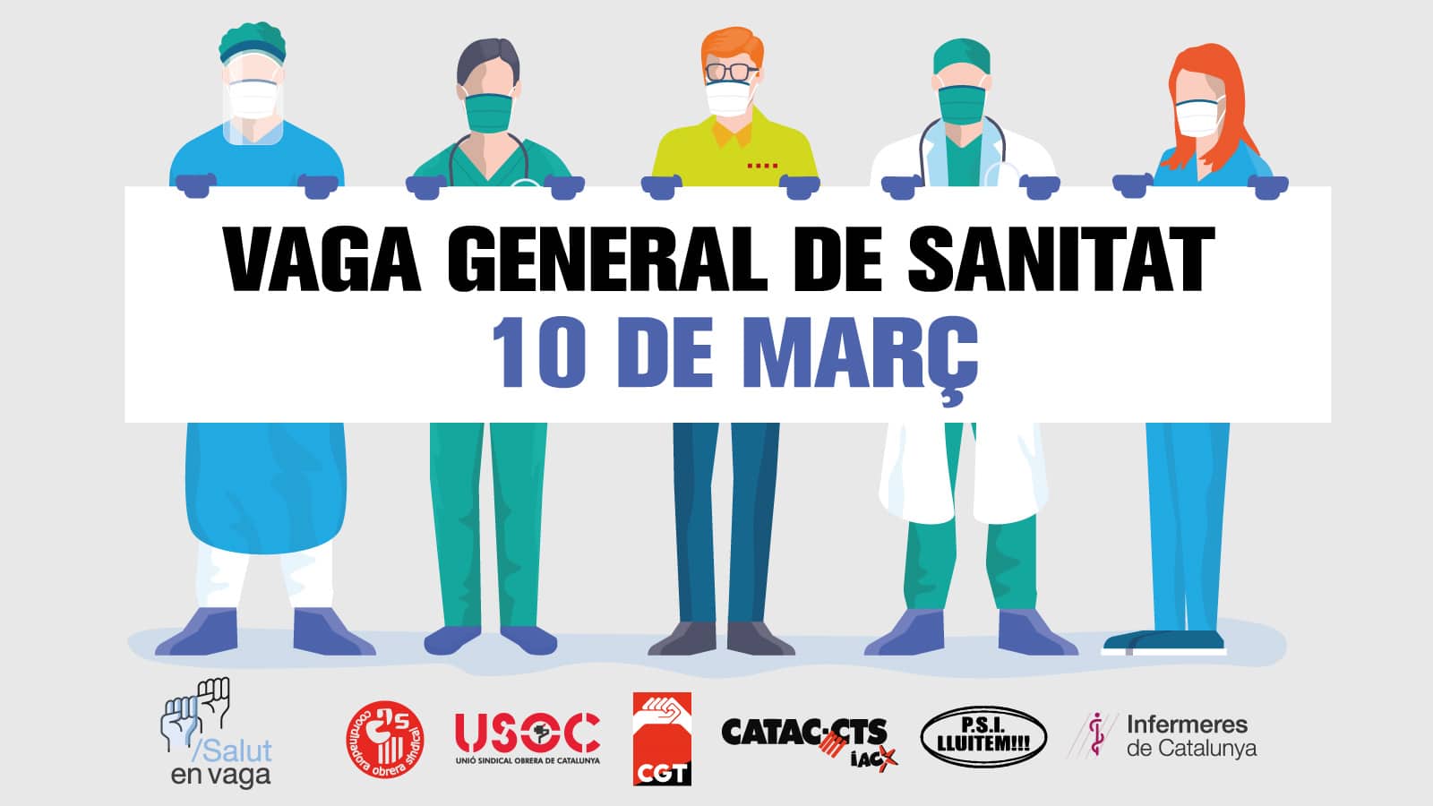 Resol els dubtes sobre la vaga general de salut i serveis assistencials