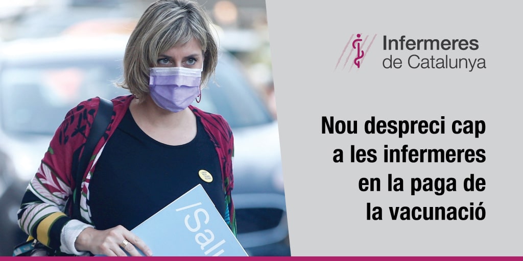 Enviem carta a la Consellera de Salut demanant la rectificació de la resolució sobre el pagament de les hores de vacunació COVID com a hores ordinàries