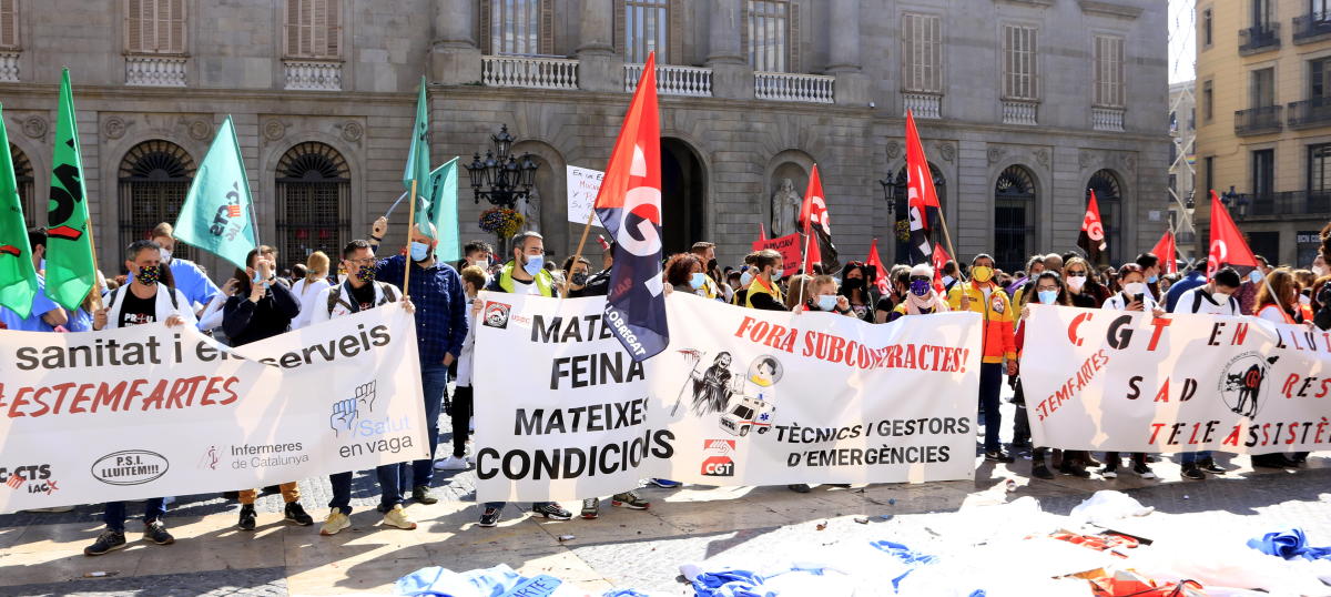 La Mesa Sindical de Sanitat desconvoca les aturades parcials dels dilluns