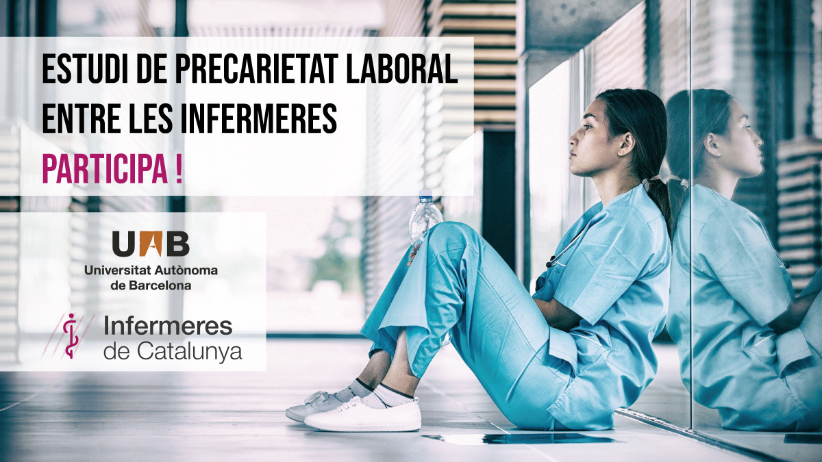 Participació en l’estudi per conèixer la precarietat laboral de les infermeres de Catalunya