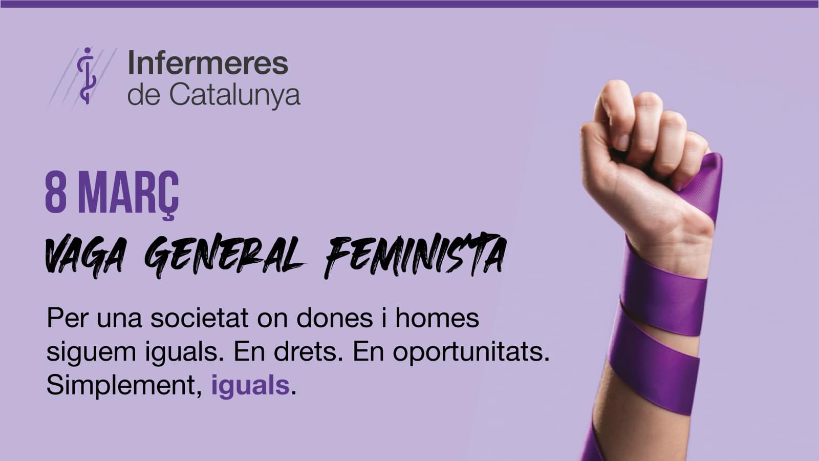 Ens afegim a la vaga del 8 de març contra les desigualtats i la violència vers les dones