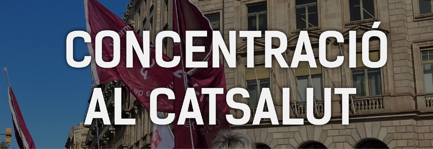 Concentració contra la signatura del III Acord ICS