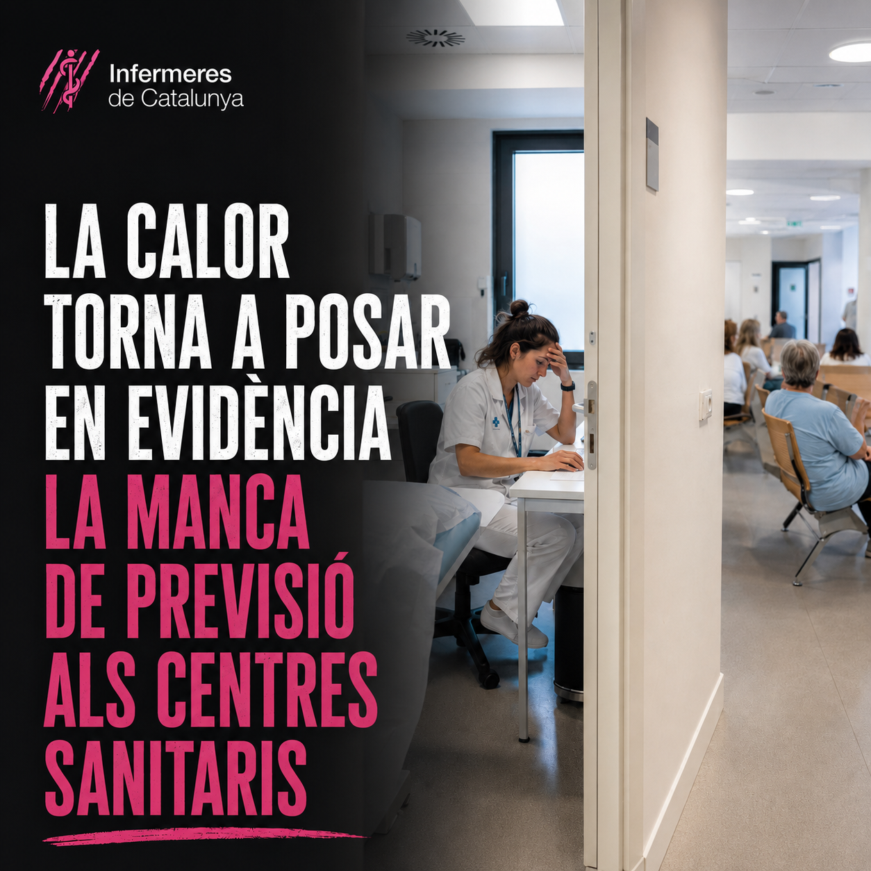 La calor torna a posar en evidència la manca de previsió als centres sanitaris